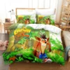 3D Cartoon Crash Bandicoot Bedding Set Queen King Size Duvet Cover Set juego de cama Home 9 - Crash Bandicoot Shop