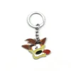 Anime Crash Bandicoot Game Keyring Key Chains Cartoon Animal Metal Keychain Car Bag Key Ring Holder 1 - Crash Bandicoot Shop