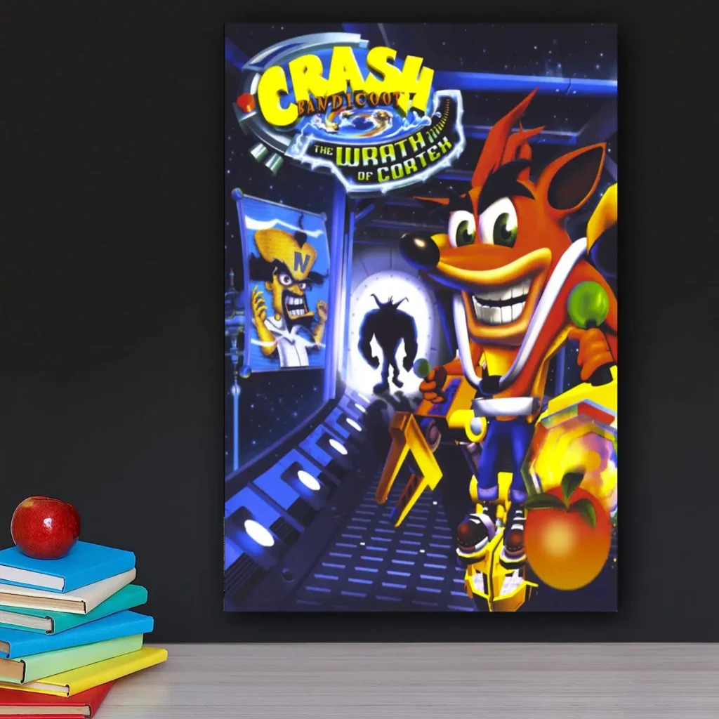 Crash Bandicoot Poster Canvas Decorative Art and Wall Art Picture Print Modern Family bedroom Decor Posters 4 - Crash Bandicoot Shop