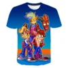 Ti rtleri japon oyunlar kazas nda Bandicoot 3D bask T Shirt moda ocuklar rahat erkek k 13 - Crash Bandicoot Shop