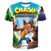 Ti rtleri japon oyunlar kazas nda Bandicoot 3D bask T Shirt moda ocuklar rahat erkek k 7 - Crash Bandicoot Shop