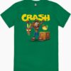 green victory crash mens tshirt - Crash Bandicoot Shop