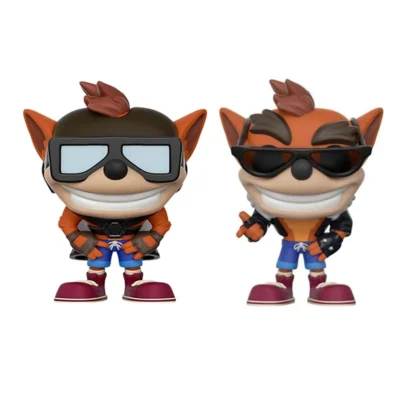 Crash Bandicoot with Jetpack 274 biker outfit 275 Vinyl Figure